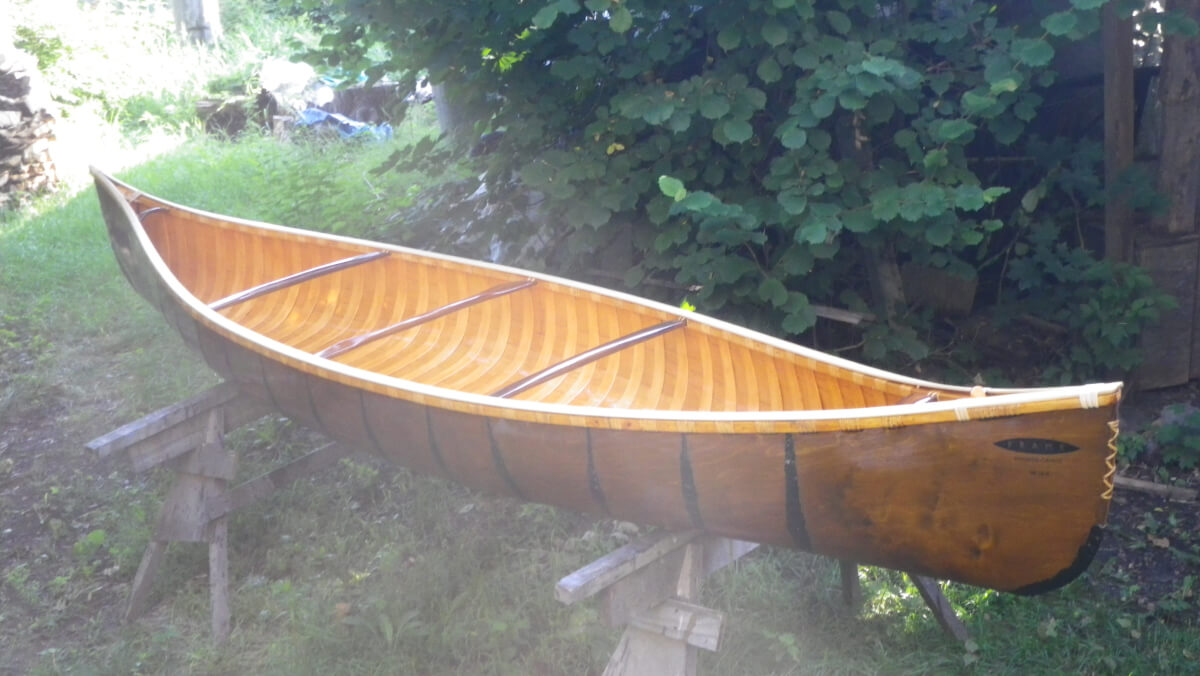 Wooden Canoe - Frame A Class - different side view